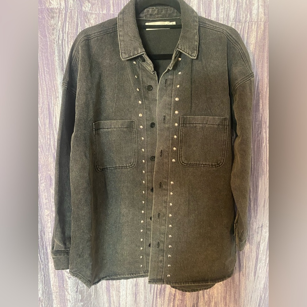 Rebecca Minkoff Women’s Oversized Denim Jean Jacket